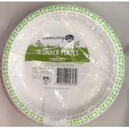 Photo of Community Co Plates Snack Sugar Cane 10pk