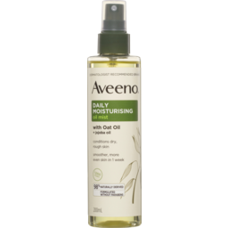 Photo of Aveeno Daily Moisturising Vitamin E Jojoba Oil Shea Butter Body Oil Mist Spray Dry Rough Sensitive Skin 200ml