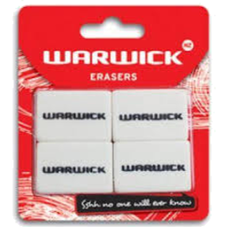 Photo of Warwick Erasers Multipack 4pack