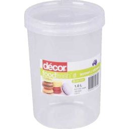 Photo of Decor Food Fresh Container Screw Top 1lt