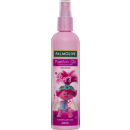 Photo of Palmolive Kids Fashion Girl Hair Detangling Spray, , For Wet & Dry Hair, Trolls Poppy, Rose Kisses 250ml