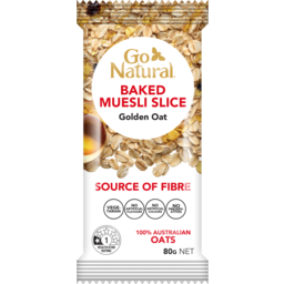 Photo of Go Natural Muesli Slice Baked Golden Oat 80g