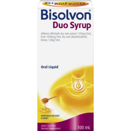 Photo of Bisolvon Duo Syrup Marshmallow Root & Honey Oral Liquid