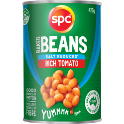 Photo of Spc Salt Reduced Baked Beans Rich Tomato Sauce 425g