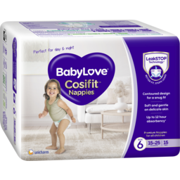 Photo of Babylove Cosifit Size 6, 15 Pack 15pk