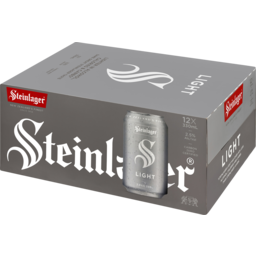 Photo of Steinlager Light Cans 330ml 12 Pack