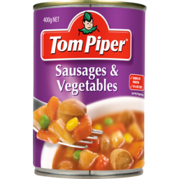 Photo of Tom Piper Sausages Vegetables 400g