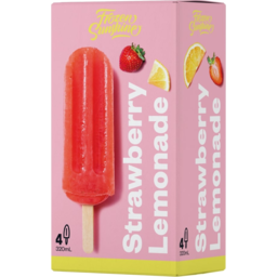 Photo of Frozen Sunshine Strawberry Lemonade Ice Block