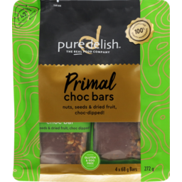 Photo of Pure Delish Primal Bar Chocolate 4 Pack