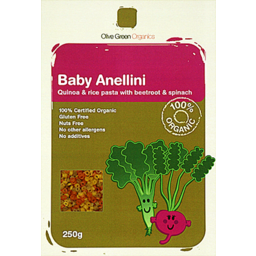 Photo of Olive Green - Baby Anellini Beetroot & Spinach