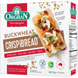 Photo of Orgran Buckwheat Crispibread Gluten & Dairy Free 125g