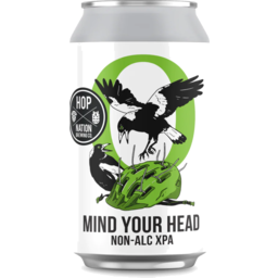 Photo of Hop Nation Brewing Co. Mind Your Head Non-Alc XPA 4pk