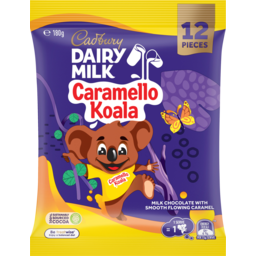 Photo of Cadbury Dairy Milk Caramello Koala Chocolate Sharepack 12 Pieces 180g