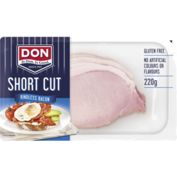Photo of Don Short Cut Rindless Bacon 220g