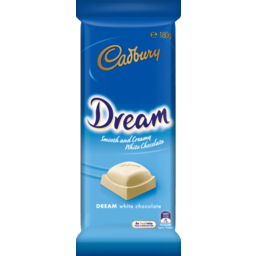 Photo of Cadbury Chocolate Block Dream White Chocolate 180g