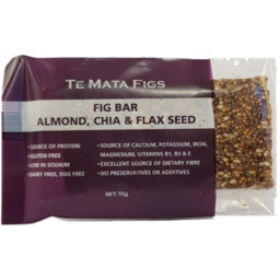 Photo of Te Mata Fig Bar Almond Chia Flax Seed