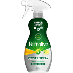 Photo of Palmolive Hand Dish Wash Power Spray Lemon 375ml