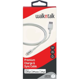 Photo of Walk N Talk Lightning Cable White Ea