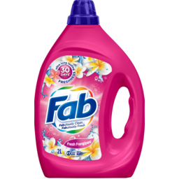 Photo of Fab Frangipani Front & Top Loader Laundry Liquid 2l