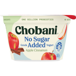 Photo of Chobani No Added Sugar Apple Cinnamon Greek Yogurt