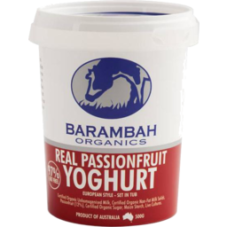 Photo of Barambah Yoghurt Real Passionfruit 500g