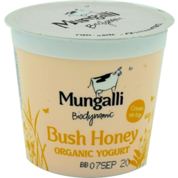 Photo of Mungalli Bush Honey Organic Yogurt 160g