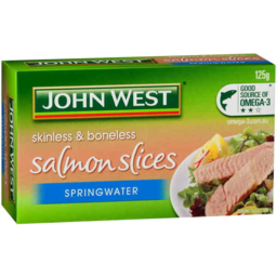 Photo of John West Salmon Slices In Springwater 125g