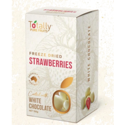 Photo of Totally Pure Fruits White Chocolate Strawberries 