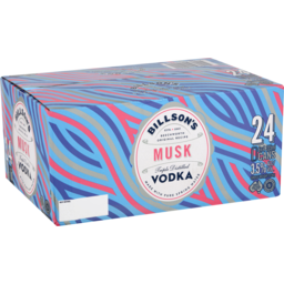 Photo of Billson's Vodka With Musk 24x355ml