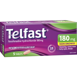 Photo of Telfast 180mg 5 Tablets 5.0x