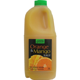 Photo of The Market Grocer Fresh Orange & Mango Juice