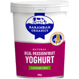 Photo of Barambah Real Passionfruit Organic Yoghurt 500g