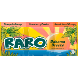 Photo of Raro Sachets Drink Mix Bahama Breeze 3 Pack