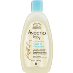 Photo of Aveeno Baby Wash & Shampoo Lightly Scented 236ml
