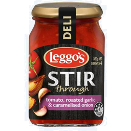 Photo of  Leggos Stir Through Tomato Roasted Garlic & Caramelised Onion 350gm