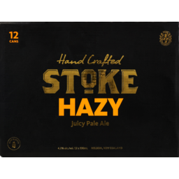 Photo of Stoke Beer Hazy Pale Ale Cans