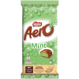 Photo of Nestle Aero Peppermint Chocolate Block 118g