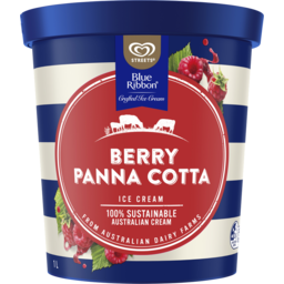 Photo of Blue Ribbon Ice Cream Berry Panna Cotta