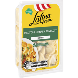 Photo of Latina Fresh Ricotta & Spinach Agnolotti Pasta