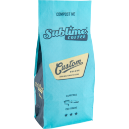 Photo of Sublime Coffee Custom Deluxe Blend Espresso