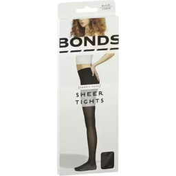Photo of Bonds Comfy Tops Tights Large Black Sheer