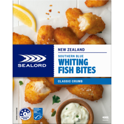 Photo of Sealord New Zealand Southern Blue Whiting Bites Classic Crumb Bites 400g
