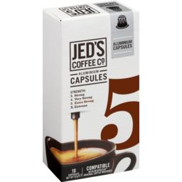Photo of Jed's #5 Extra Strong Coffee Capsules