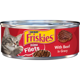 Photo of Purina Friskies Prime Filets Pet Food Beef 156g