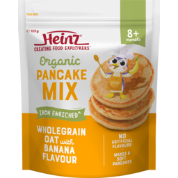 Photo of Heinz Organic Baby Food Pancake Mix Wholegrain Oat with Banana Flavour