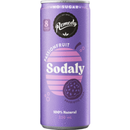 Photo of Remedy Sodaly Passionfruit Drink No Sugar
