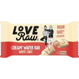 Photo of Love Raw White Choc Cream Wafer