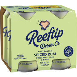 Photo of Reeftip Spiced Rum Pineapple Lime & Soda Can