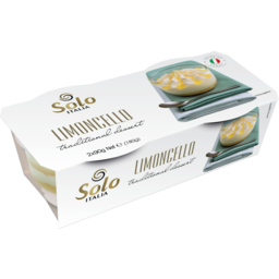 Photo of Solo Italia Premium Dessert Limoncello With Lemon Juice Sauce 2 Pack 180g