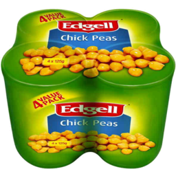 Photo of Edgell Chick Pea Mpack 4 X 125gm